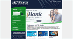 Desktop Screenshot of mcnbbanks.com